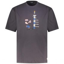 Bavarian Caps T-Shirt mit Print Farbe dunkelgrau Größe: 3XL