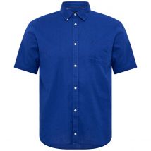 North Freizeithemd mit Leinen Farbe blau Größe: 8XL