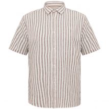 North Freizeithemd mit Leinen Farbe braun Größe: 5XL