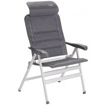 Crespo Deluxe Klappstuhl XL mit extrabreiter Sitzfläche, Tragkraft bis 200 kg Farbe grau Größe: One Size