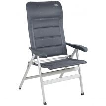Crespo Deluxe Klappstuhl AL-238 XL mit extrabreiter Sitzfläche, Tragkraft bis 200 kg Farbe grau Größe: One Size