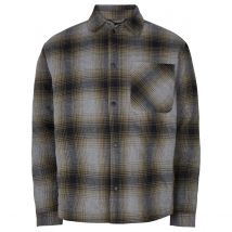 North Gefütterte Hemdjacke Farbe oliv Größe: 7XL