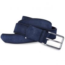 Eurex by Brax Ledergürtel mit Stretch-Einsatz, Überlänge Farbe blau Größe: 135