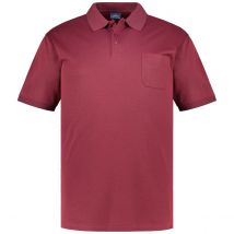 RAGMAN Poloshirt mit Pima-Baumwolle Farbe weinrot Größe: 6XL