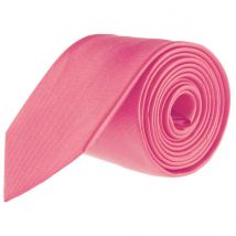 Seidenfalter Extralange Seidenkrawatte mit feiner Streifenstruktur Farbe pink Größe: One Size