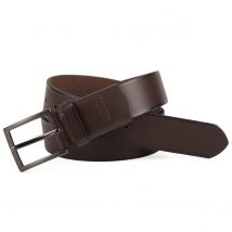 Eurex by Brax Elastischer Ledergürtel mit Stretch-Einsatz, Überlänge Farbe dunkelbraun Größe: 130