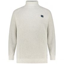 Lerros Strickpullover mit Rollkragen Farbe weiß Größe: 4XL