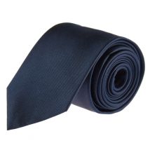 Seidenfalter Extralange Seidenkrawatte mit feiner Streifenstruktur Farbe dunkelblau Größe: One Size