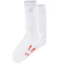 Lusana Extraelastische Sportsocke Farbe weiß Größe: 42-44