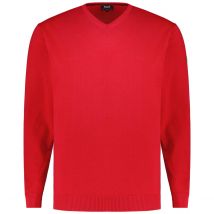 Hajo Feinstrickpullover "Smart Relaxx", hautsympathisch Farbe rot Größe: 3XL