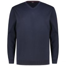 Hajo Feinstrickpullover "Smart Relaxx", hautsympathisch Farbe marine Größe: 4XL