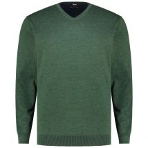 Hajo Feinstrickpullover "Smart Relaxx", hautsympathisch Farbe dunkelgrün Größe: 3XL