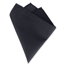 Seidenfalter Einstecktuch aus Seide, gepunktet Farbe schwarz Größe: One Size