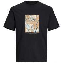 Jack&Jones T-Shirt mit Print Farbe schwarz Größe: 3XL