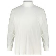 Lerros Rollkragenshirt aus Baumwolle Farbe weiß Größe: 3XL