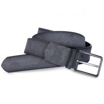 Eurex by Brax Ledergürtel mit Stretch-Einsatz, Überlänge Farbe grau Größe: 120