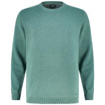 RAGMAN Rundhalspullover aus Baumwolle Farbe dunkelgrün Größe: 3XL