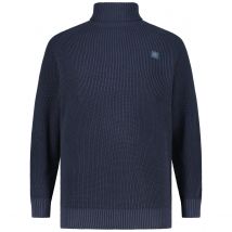 Lerros Strickpullover mit Rollkragen Farbe blau Größe: 4XL