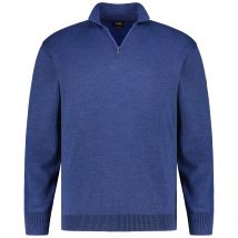 Hajo Pullover mit Polokragen, kratzfrei Farbe royalblau Größe: 4XL