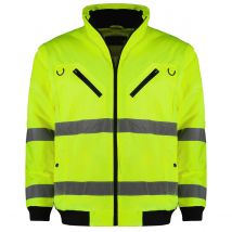 Abraxas Warnjacke gefüttert mit abnehmbaren Ärmeln Farbe gelb Größe: 3XL