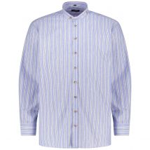 Orbis Trachtenhemd aus Baumwolle Farbe blau Größe: 5XL