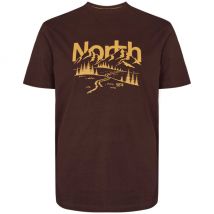 North T-Shirt mit Label-Print