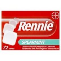 Rennie Spearmint 72 Tablets