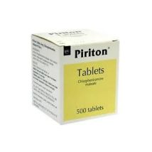 Piriton Chlorphenamine Allergy Tablets 4mg 500 Tablets