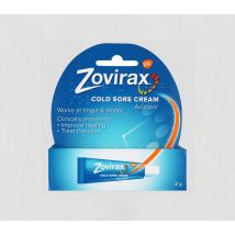 Zovirax Cold Sore Relief Treatment Cream 5% - 2g Tube