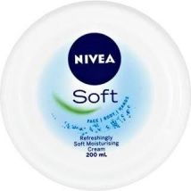 Nivea Soft Refreshingly Soft Moisturising Cream - Pot of 200ml (CLR)