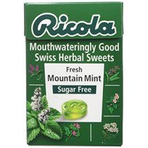 Ricola Mountain Mint SF Lozenges Box 45g (CLR)