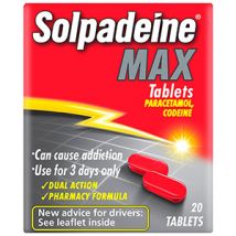 Solpadeine Max 20 Tablets