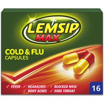 Lemsip Max Cold &amp; Flu Capsules 16 Capsules