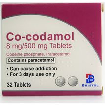Co-Codamol Tablets 8/500mg 32 Tablets