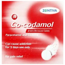 Co-Codamol 8/500mg EFFERVESCENT Tablets 32 Tablets