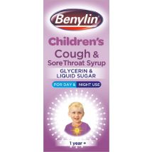 Benylin Childrens Cough & Sore Throat Syrup 125ml