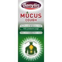 Benylin Mucus Cough Syrup 100mg/1.1mg 150ml