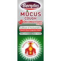 Benylin Mucus Cough With Decongestant 100mg/30mg 100ml