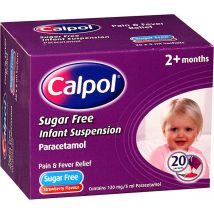 Calpol Oral Suspension Infant Sachets S/f 120mg/5ml 5ml 20