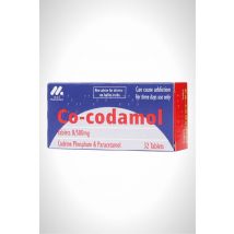 Co-codamol 8mg/500mg - 32 Tablets