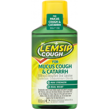 Lemsip Cough Mucus Cough & Catarrh Oral Solution 2.5mg/100mg 180ml