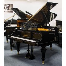 gebrauchter Blüthner-Flügel, schwarz Hochglanz