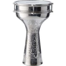 - 20 cm handgehämmerte Aluminium Darbuka