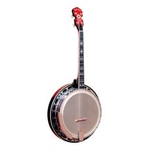Irish Tenor Banjo mit Flansch und inklusive Case