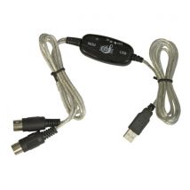 USB - Midi Kabel Adapter - Midi Interface