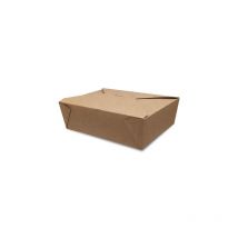Boîte repas en carton kraft brun 1800 ml - 140 pcs