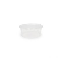 Bol saladier rond réutilisable en PP 750 ml avec couvercle transparent - 25 pcs