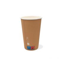 Gobelet en carton kraft brun 450 ml - 1 000 pcs