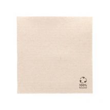 Serviette ECOLABEL double point en papier recyclé 25x25 cm - 3 000 pcs