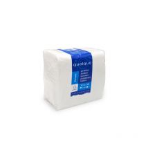 Serviette 2 plis en papier blanc 30x30 cm - 4 800 pcs